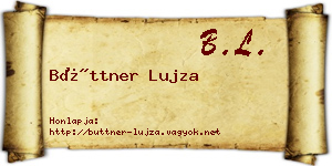 Büttner Lujza névjegykártya